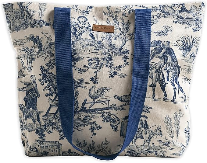 Maison d' Hermine 100% Cotton Canvas Tote Shoulder Shopping Bag For Work Beach Travel Shopping Pe... | Amazon (US)