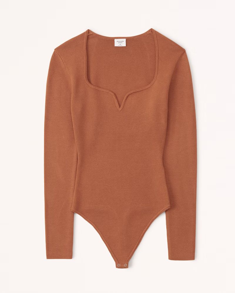 Sweetheart Sweater Bodysuit | Abercrombie & Fitch (US)