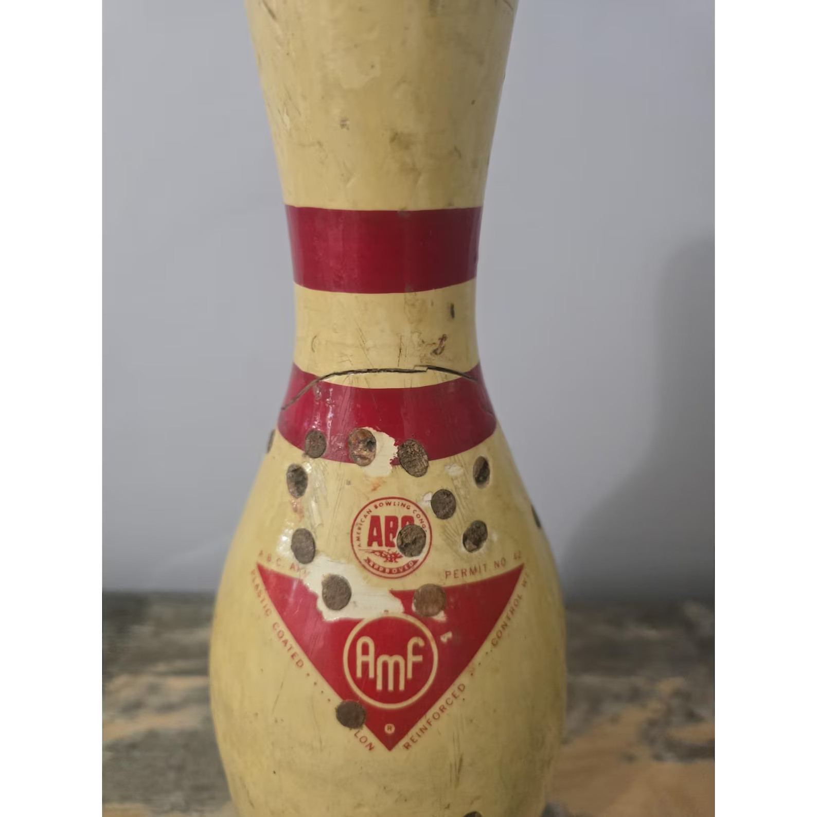 Vintage AMF Amflite 2 Bowling Pin USBC Approved Wood Plastic Made in USA - Etsy | Etsy (US)