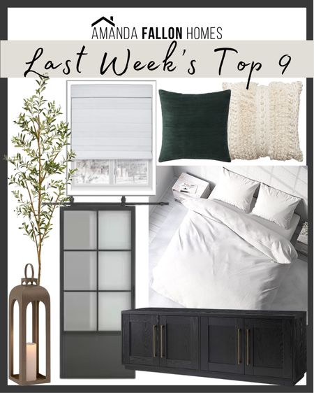Last week’s home decor favorites! Olive tree on sale. Lantern 20% off on sale now! 

Sliding barn door. Metal door. Olive tree. Tall gold lantern. Affordable pillows. Roman shades. Cotton duvet cover. Cotton sheets. Media center. TV stand. Green pillow. Textured pillow.

#target #targethome #amazon #amazonhome

#LTKFind #LTKhome #LTKsalealert