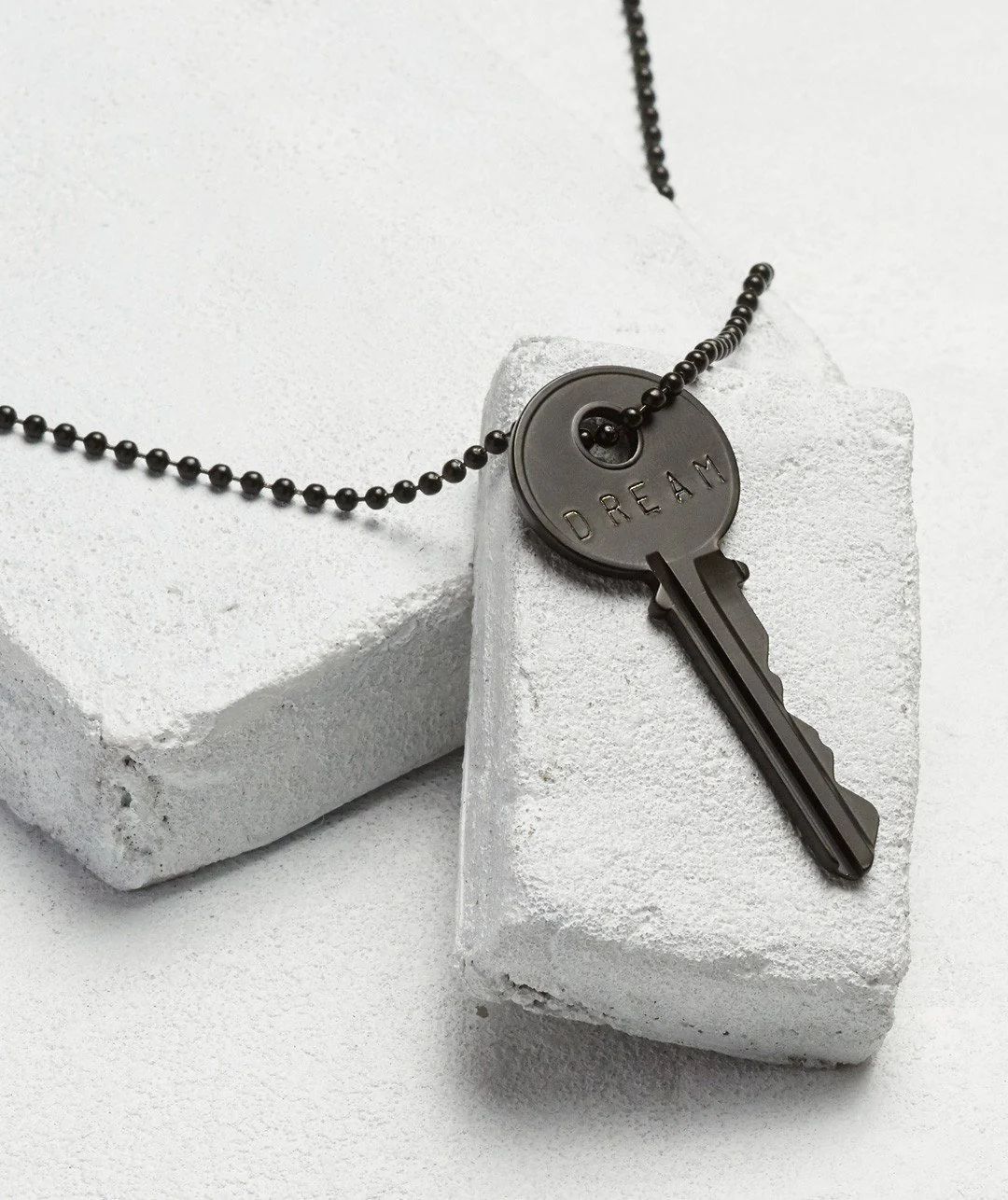 Matte Black Key Necklace | The Giving keys