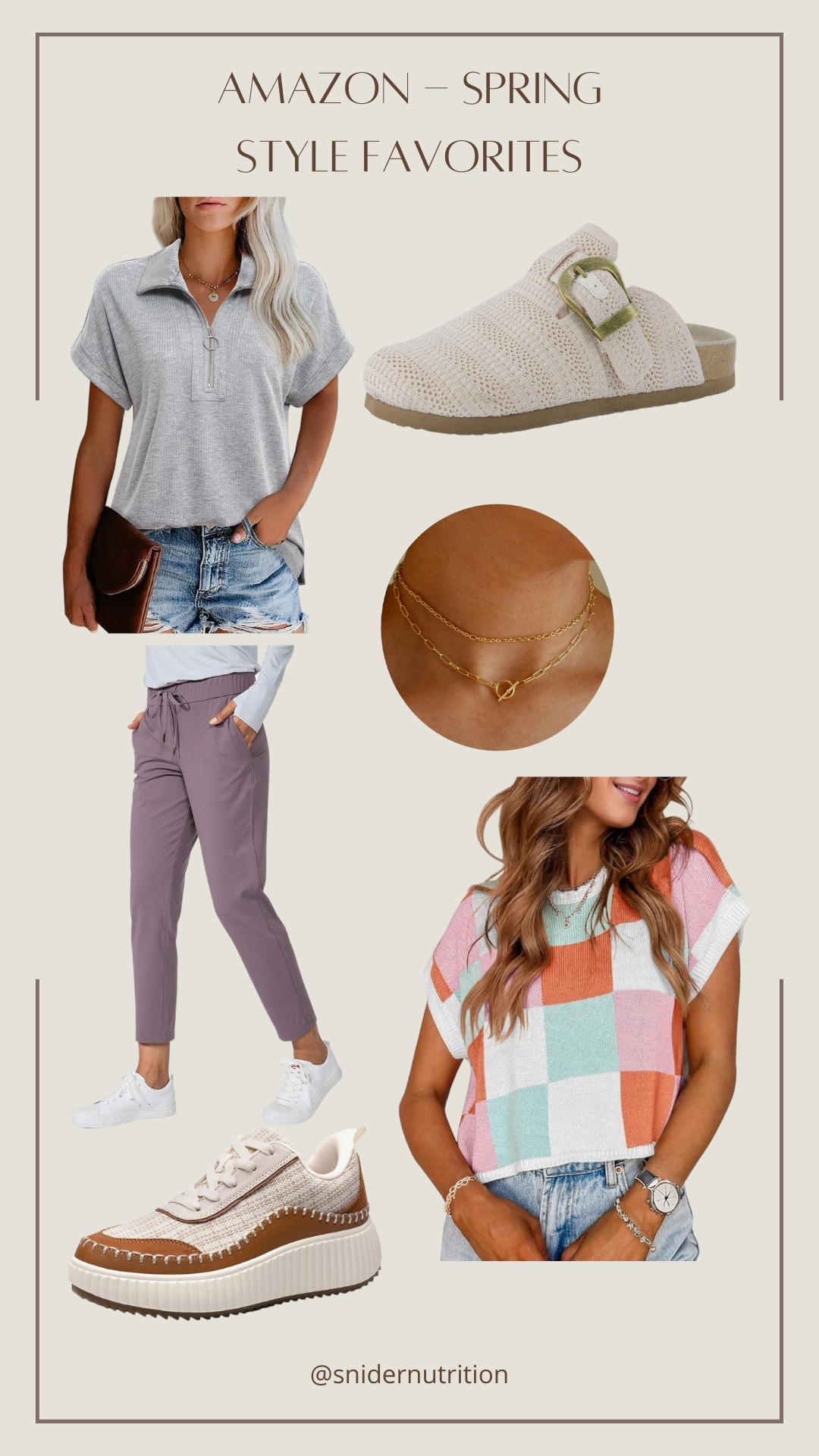 Spring style favorites from Amazon!


Spring tops, women’s tops, women’s spring fashion, mom style, mom fashion, gold necklace, slip on shoes, women’s mules, women’s tennis shoes, women’s sneakers, fun sneakers, women’s golf pants, travel pants

#LTKShoeCrush #LTKStyleTip #LTKFindsUnder50