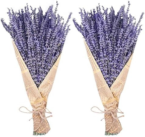 Dried Lavender Bundles, Uieke Natural Dried Lavender Flowers 280-300 Stems 16“ for Home Weedi... | Amazon (US)