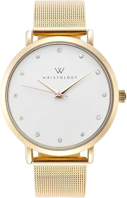 Wristology 10 Styles Maxi Crystal Watch Leather Band - Interchangeable Genuine Leather Strap - La... | Amazon (US)