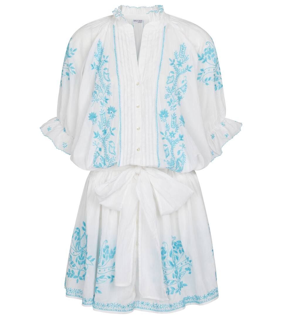 Exclusive to Mytheresa – Embroidered cotton minidress | Mytheresa (US/CA)