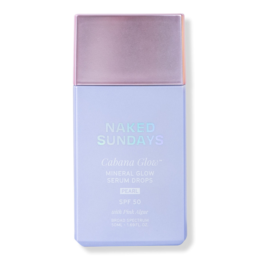 Naked Sundays CabanaGlow Mineral Glow Drops SPF 50 Sunscreen - Pearl | Ulta