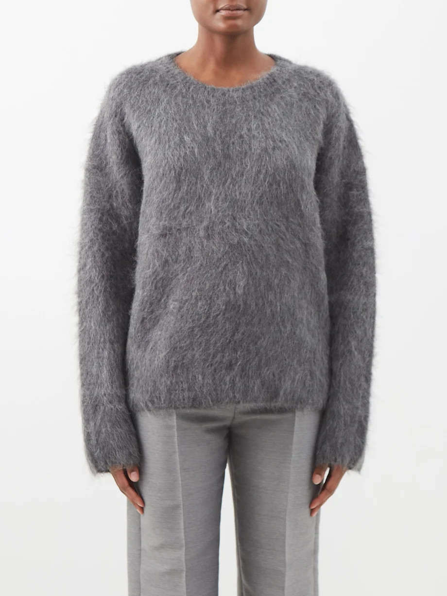Boxy alpaca-blend sweater | Matches (EU)