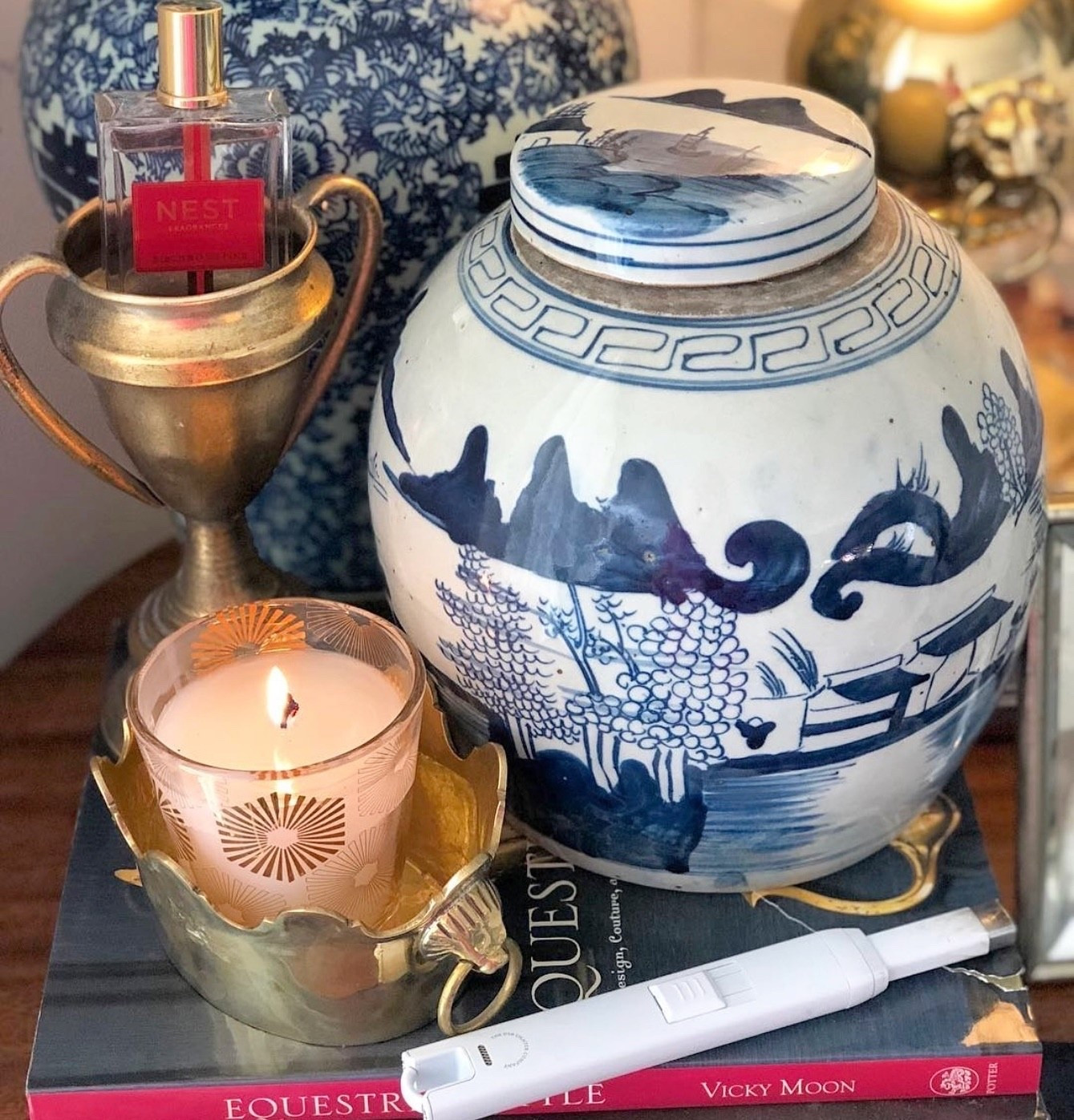 Nest candles are always around our home, usually flanked by antiques and chinoiserie

#LTKHome #LTKHoliday #LTKFindsUnder100