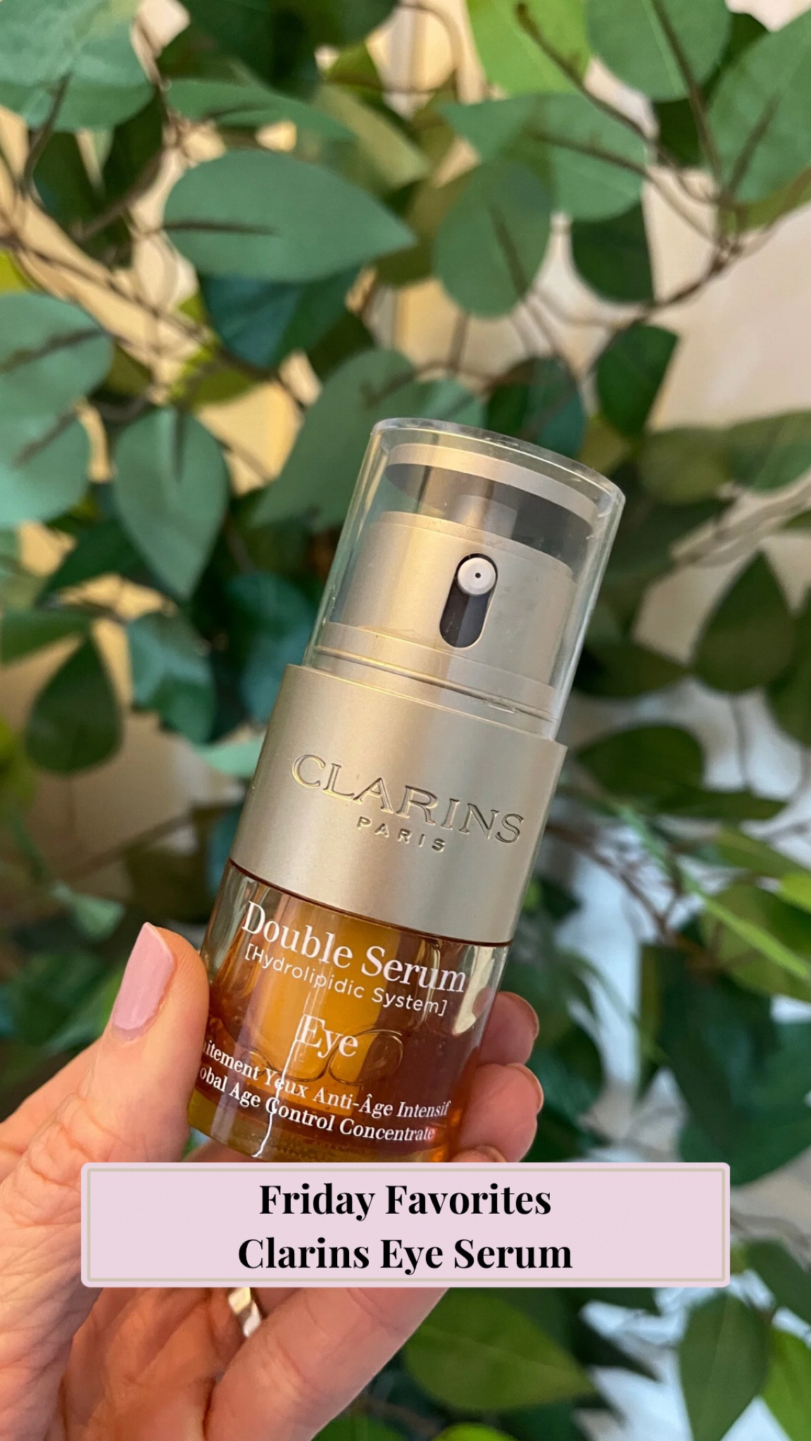 New Clarin double eye serum.

Beauty, mature skin, skincare, highlighter, lip mask, bum bum cream, blush, gift sets, cream eye shadow, cream blush, lip gloss, lipstick, hand cream, sunscreen, makeup erasers, perfume, beauty blender, lipstick, lip set, Haircare

#LTKover40 #LTKbeauty