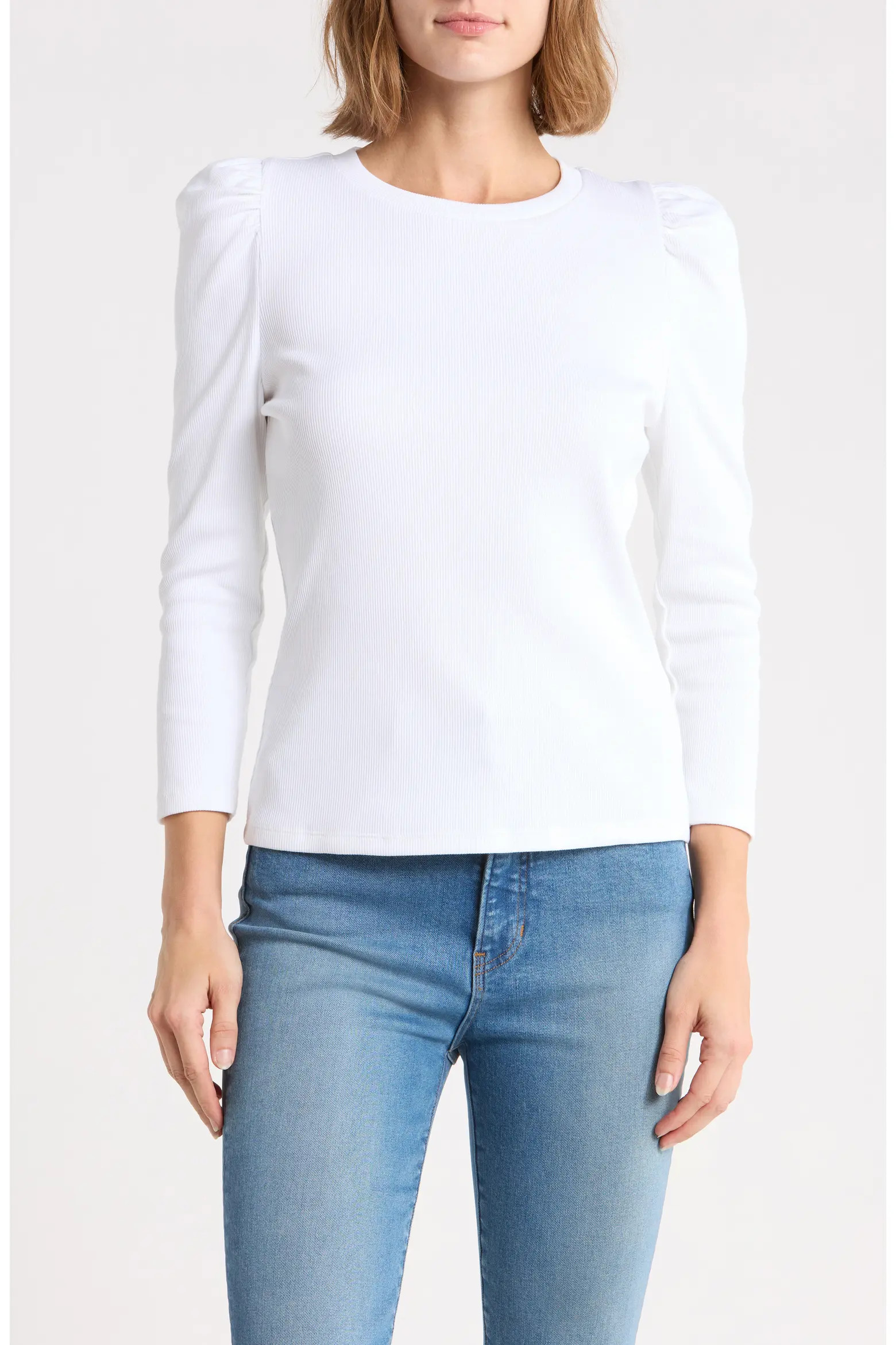 Veronica Beard Britney Ruched Sleeve Top (Women) | Nordstromrack | Nordstrom Rack
