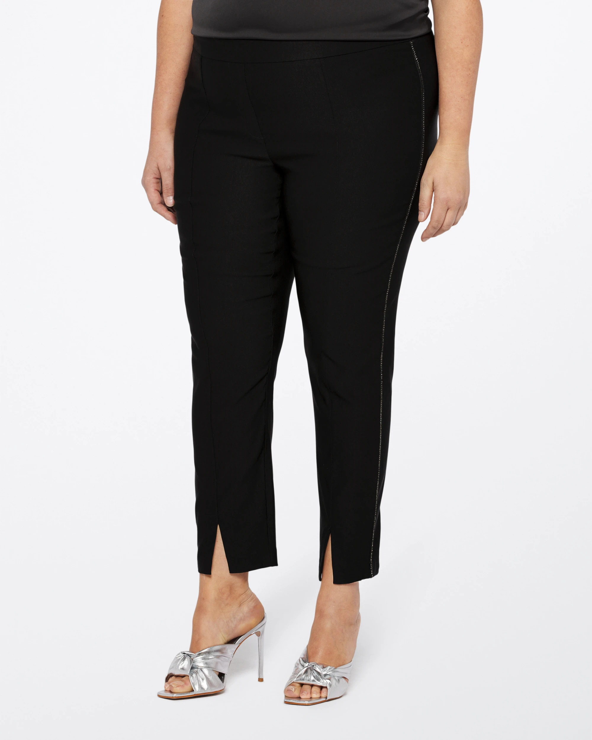 Rhinestone Trim Pull On Pant | Stitch Fix