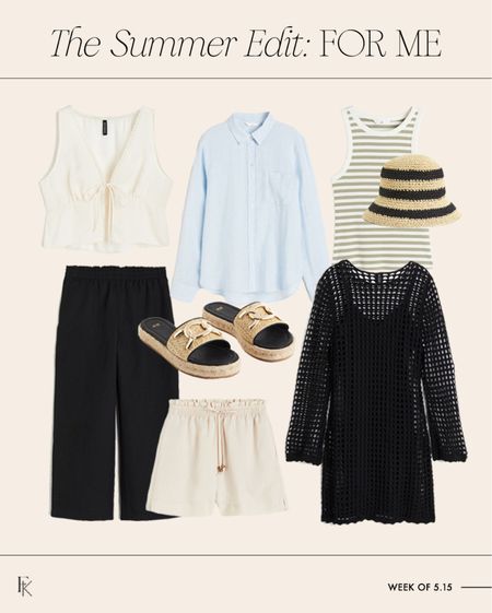 Online shopping… 😍 obsessing over H&Ms summer collections. Love this striped bucket hat and all of these basics for spring!

H&M, linen blends, summer staples, capsule wardrobe, basics on repeat, straw hat, summer accessories 

#LTKSeasonal #LTKshoecrush #LTKFind
