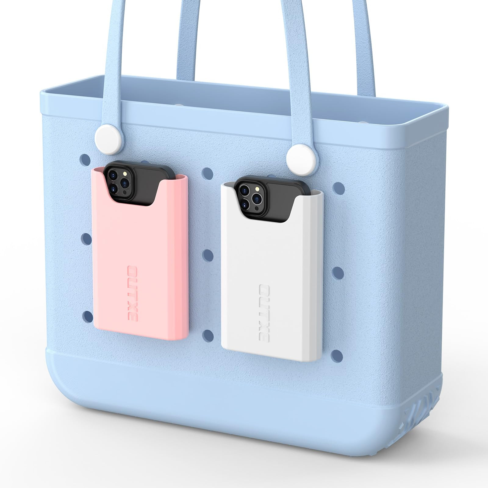 OUTXE 2 Pack Bogg Bag Phone Holder Compatible with All Bogg Bags, Silicone Cell Phone Holder Acce... | Amazon (US)