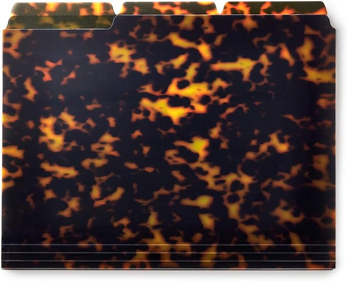 Kate Spade New York Organizer Thick File Folders Pack of 6 (Tortoise) | Amazon (US)