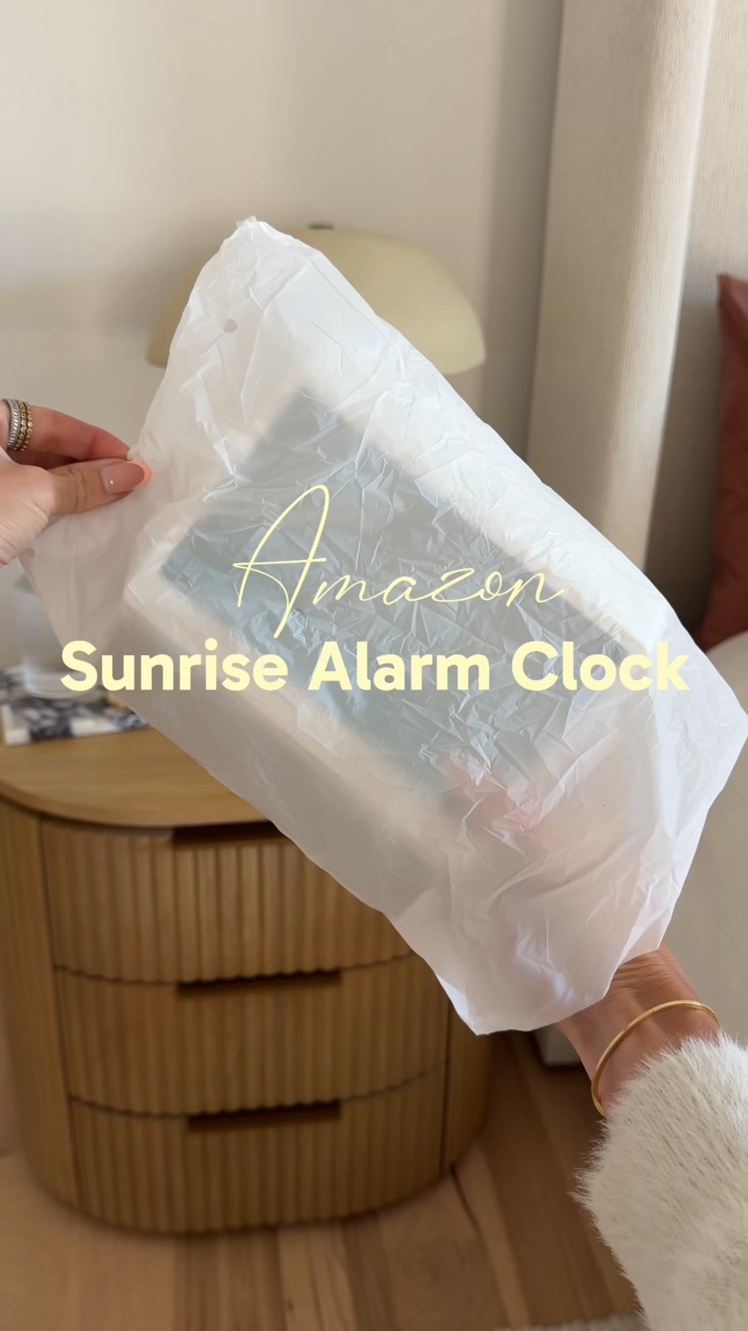 Make waking up feel a little less painful with this all-in-one sunrise alarm clock 🌅✨ It gradually brightens to mimic a natural sunrise, helping you ease into the morning instead of being jolted awake. It also doubles as a white noise machine and Bluetooth speaker for a more relaxing bedtime or morning routine. And when it’s time to sleep, the display can go completely dark—because no one needs a glowing clock ruining the vibe. 💤🤍 

 #LTKHome
