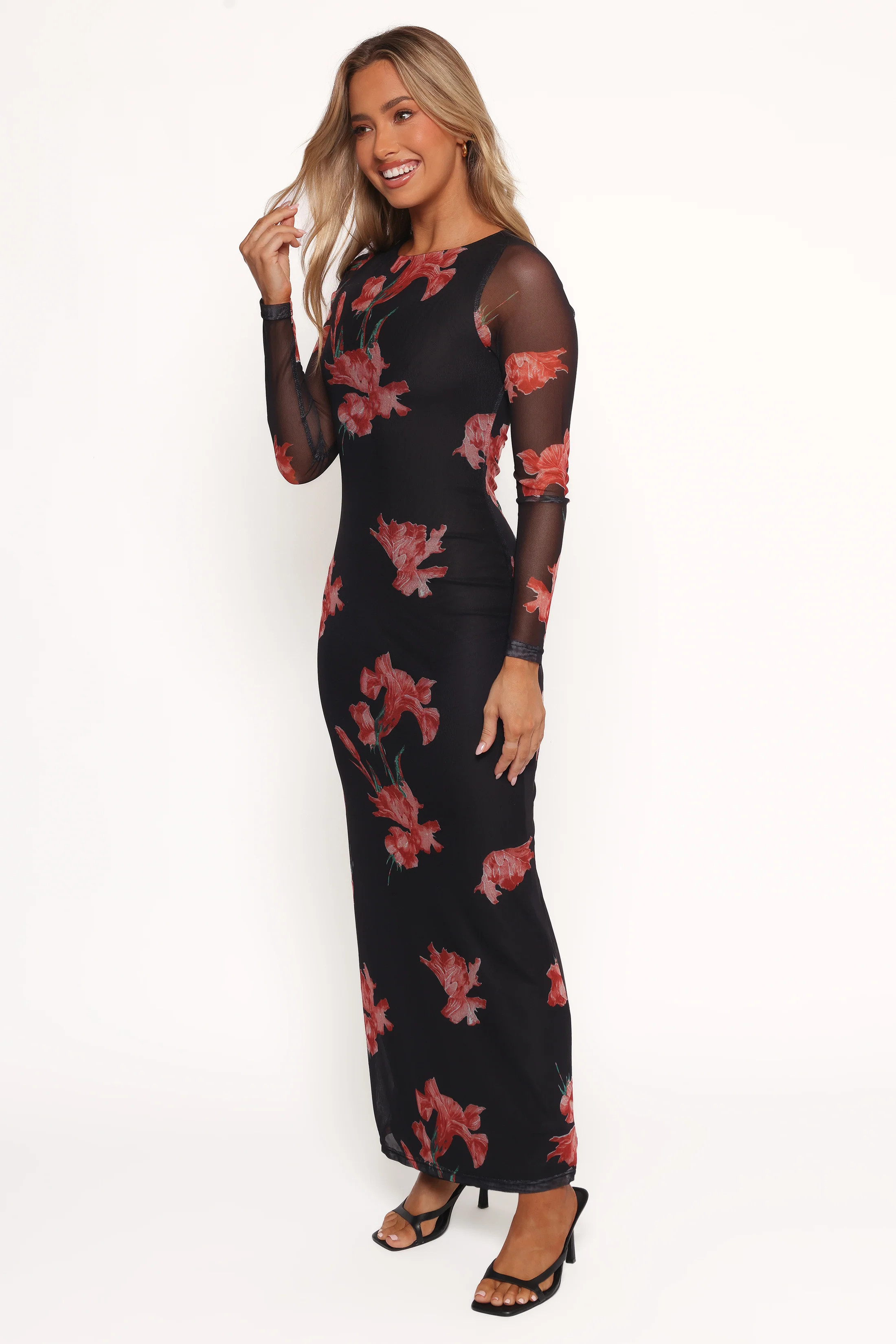 Hilda Maxi Dress - Black Floral | Petal & Pup (US)