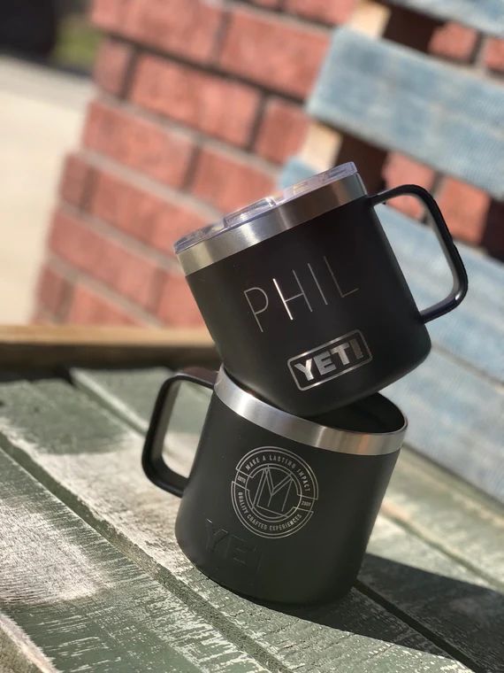 Pre-Coated YETI 14 oz MUG  with laser engraved monogram or image | Etsy (US)