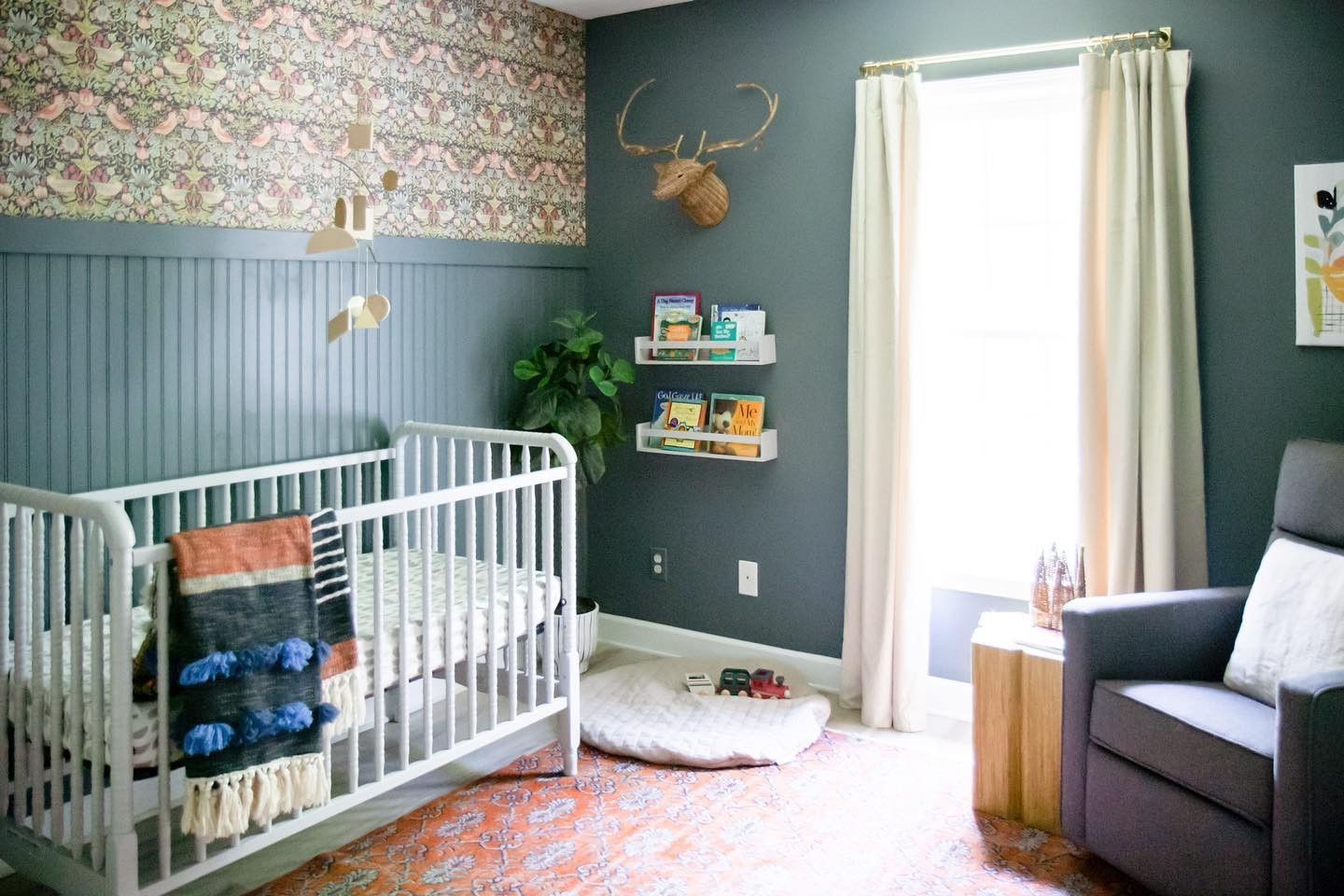 It took me a few minutes to find the second before photo because the room changed SO much during our two years there! The room in the before photo was actually the “best” looking room in our fixer upper when we bought it😂 

https://liketk.it/3DGte

#ltkkids #ltkhome #nursery #interiordesign #fixerupper #babyboy