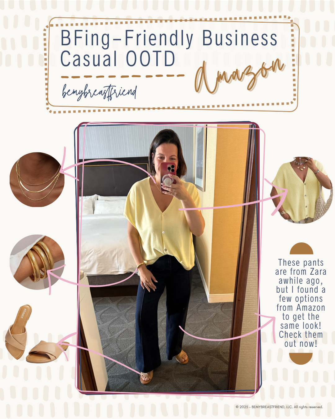 Amazon | Breastfeeding-Friendly Business Casual OOTD 

 #LTKStyleTip #LTKWorkwear #LTKBaby