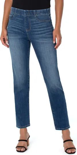 Chloe Pull-On Stretch Slim Ankle Jeans | Nordstrom