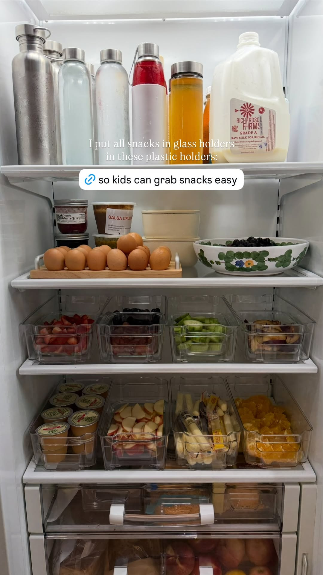 I put all snacks in these holders so kids can grab snacks easy 

 #LTKmomlife #LTKHome #LTKKids