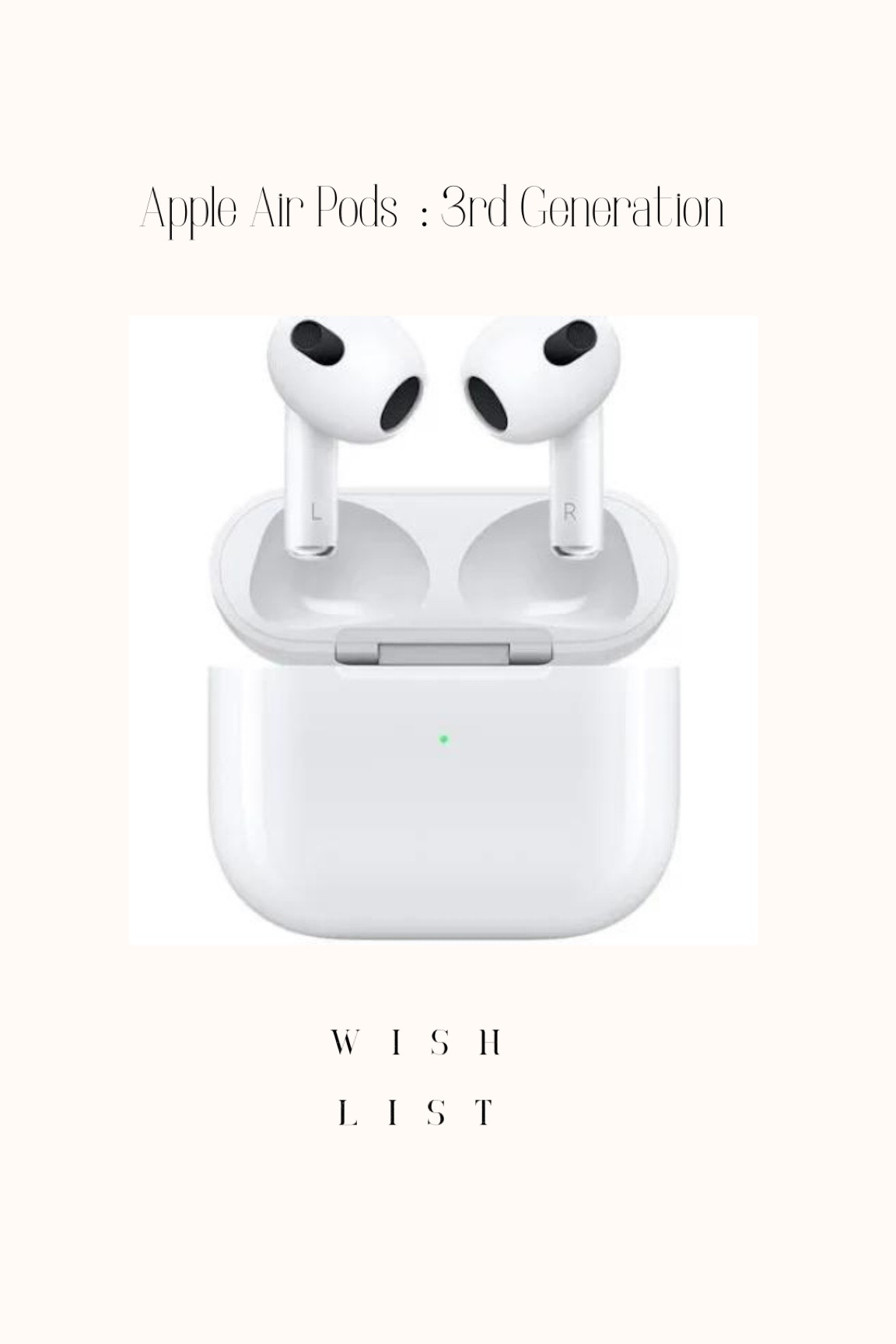 Are you trying to  figure out what to ask for , for Christmas? I’m sharing some items from my wishlist! All you have to do is send the link or purchase for yourself! 

I don't think I can live without my Airpods at this point and It's def time for an upgrade! 

#apple #tech 

#LTKHoliday #LTKGiftGuide #LTKCyberweek
