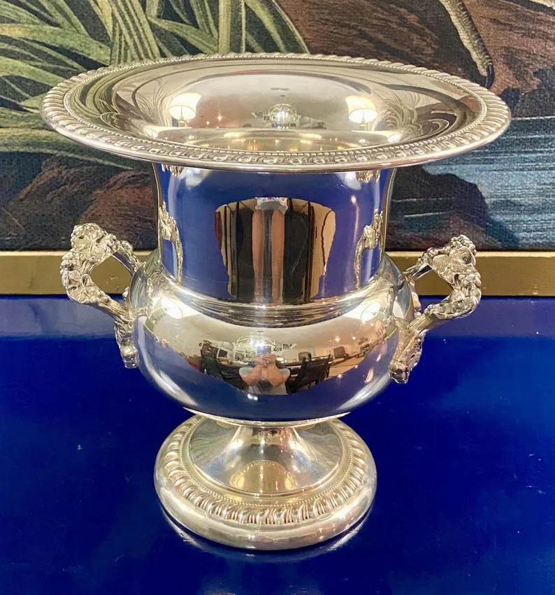 Sheridan Silver Plated Trophy Style Champagne Wine Bucket - Etsy | Etsy (Global)