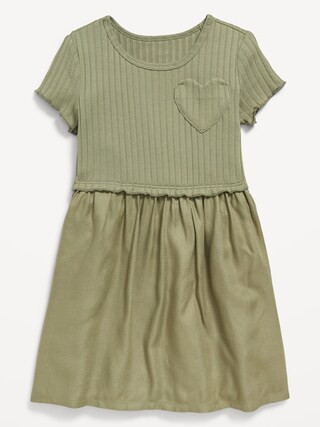 Short-Sleeve Printed Dress for Toddler Girls | Old Navy (US)