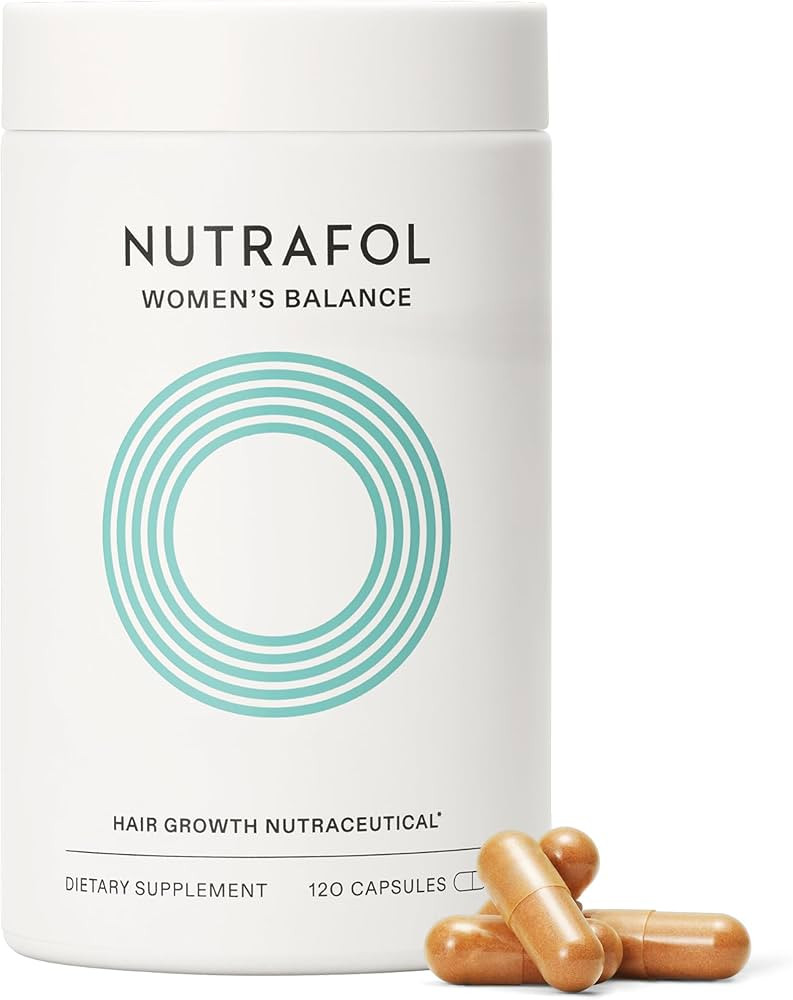 Nutrafol Women's Balance Hair Growth Supplements, Ages 45 and Up, Clinically Proven for Visibly T... | Amazon (US)