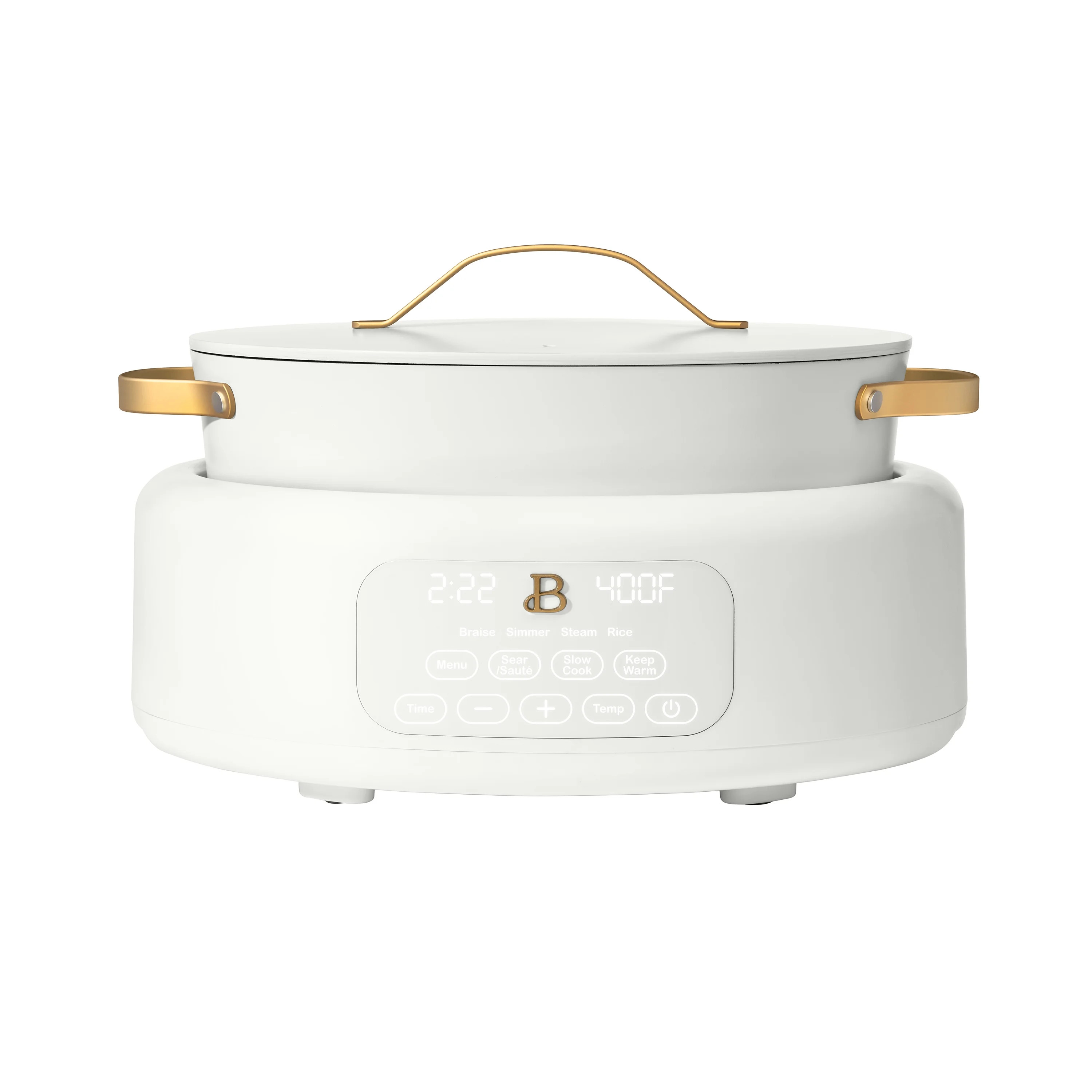 Beautiful 10 in 1, 6 Qt Electric Multi-Cooker, White Icing by Drew Barrymore | Walmart (US)