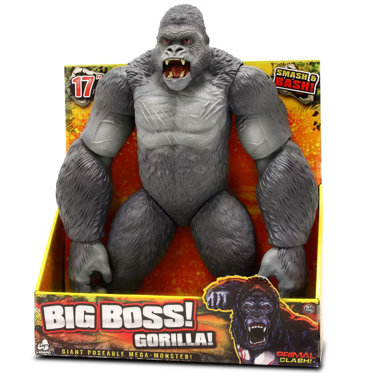 Lanard Primal Clash! Big Boss Gorilla! - 17'' Action Figure 3+ | Target