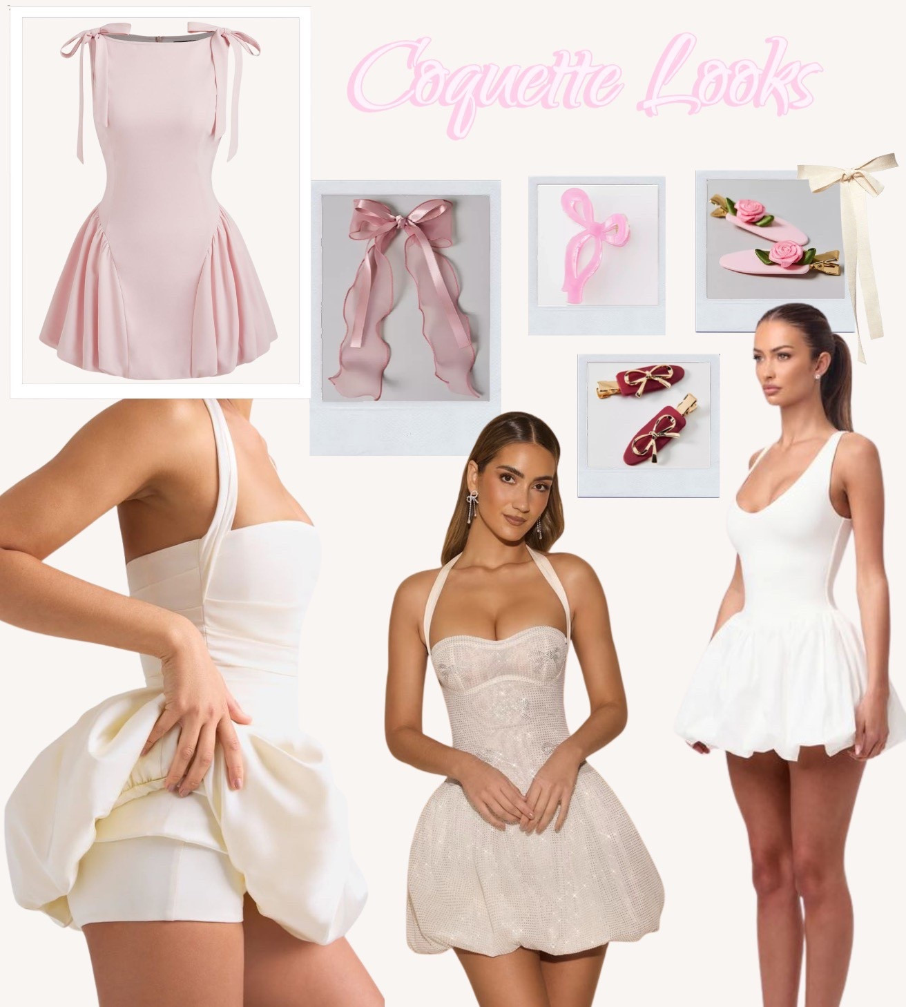 A little flirt, a lot of fashion - coquette girl style. It’s pink, it’s girly. This trend feels nostalgic and dreamy. ☁️ 🎀

Coquette looks are everywhere right now. These are my favorite coquette styles and online shops.

#bows #frills #ruffles #bubbledress #birthdaydresses
#revolve #ohpolly #nakedwardrobe #coquette #coquettestyle #trends #currentfashiontrend #LTKtrends #LTKviral #LTKgirl #girly #girlsgirl

#LTKStyleTip #LTKPetite