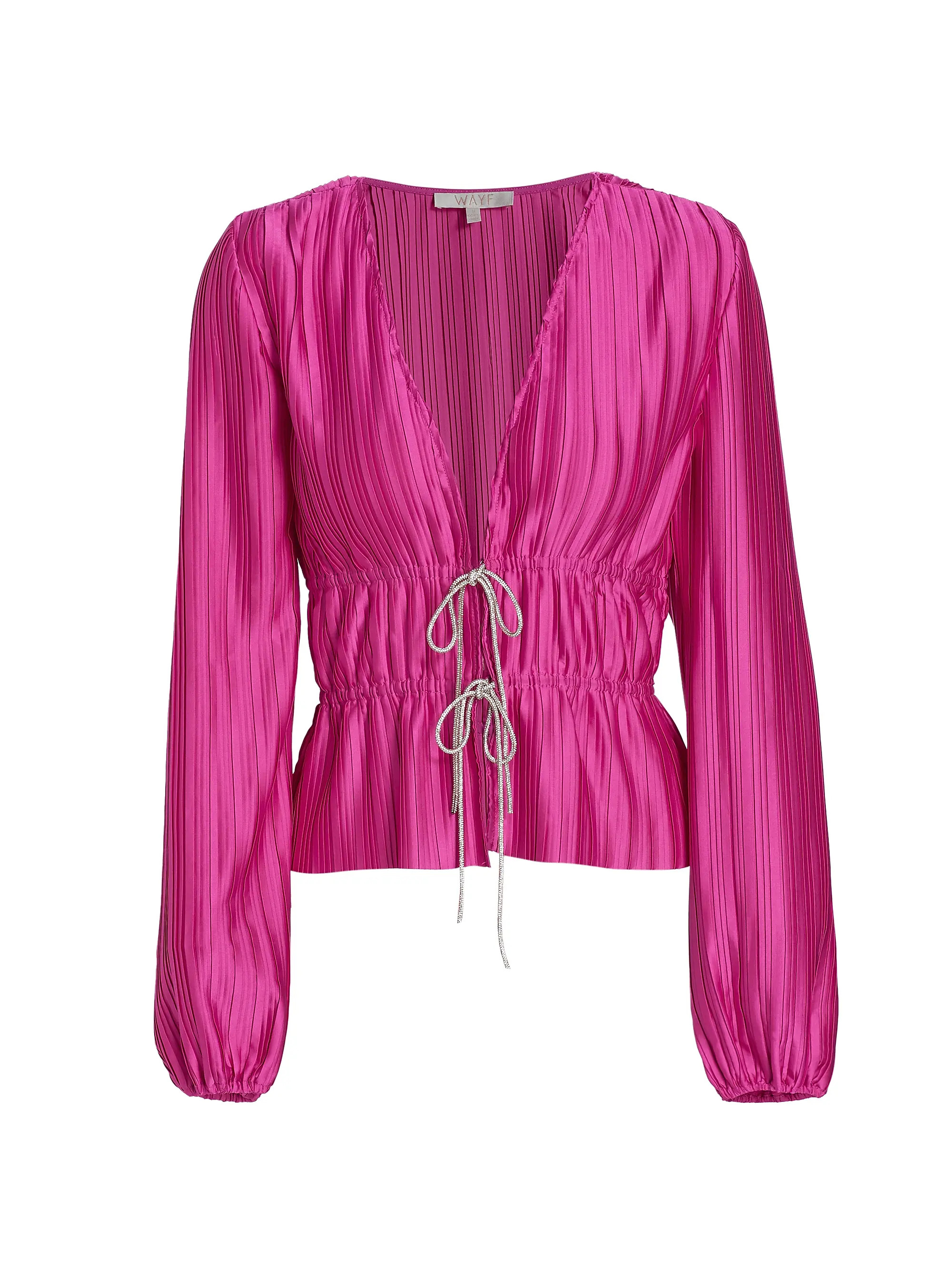 Payton Tie-Front Blouse | Saks Fifth Avenue