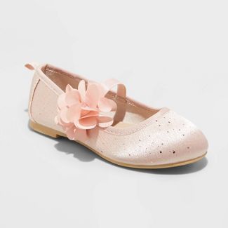 Toddler Girls' Gianna Slip-On Ballet Flats - Cat & Jack™ Pink | Target