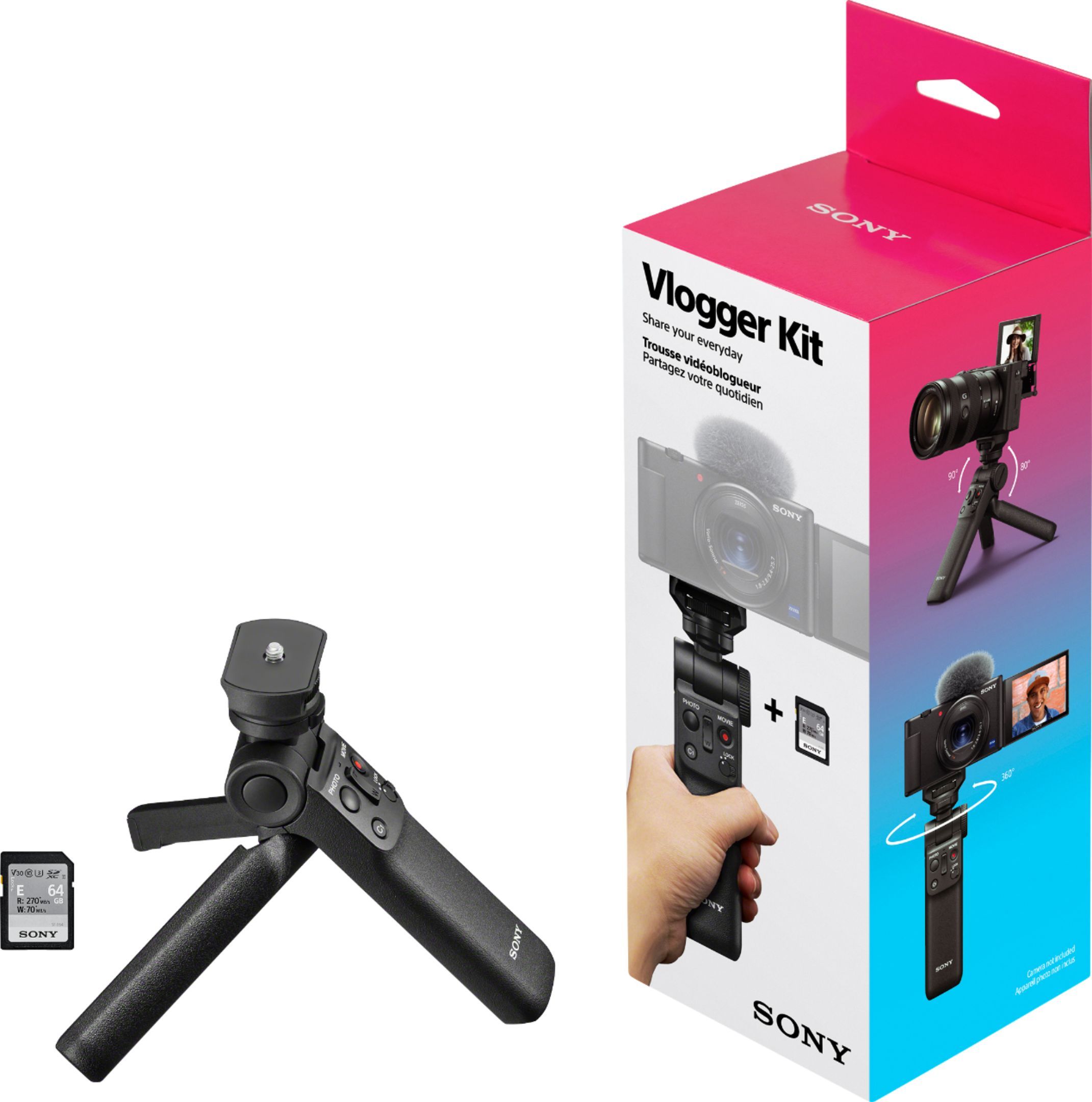 Sony Vlogger Accessory Kit Black ACCVC1 - Best Buy | Best Buy U.S.