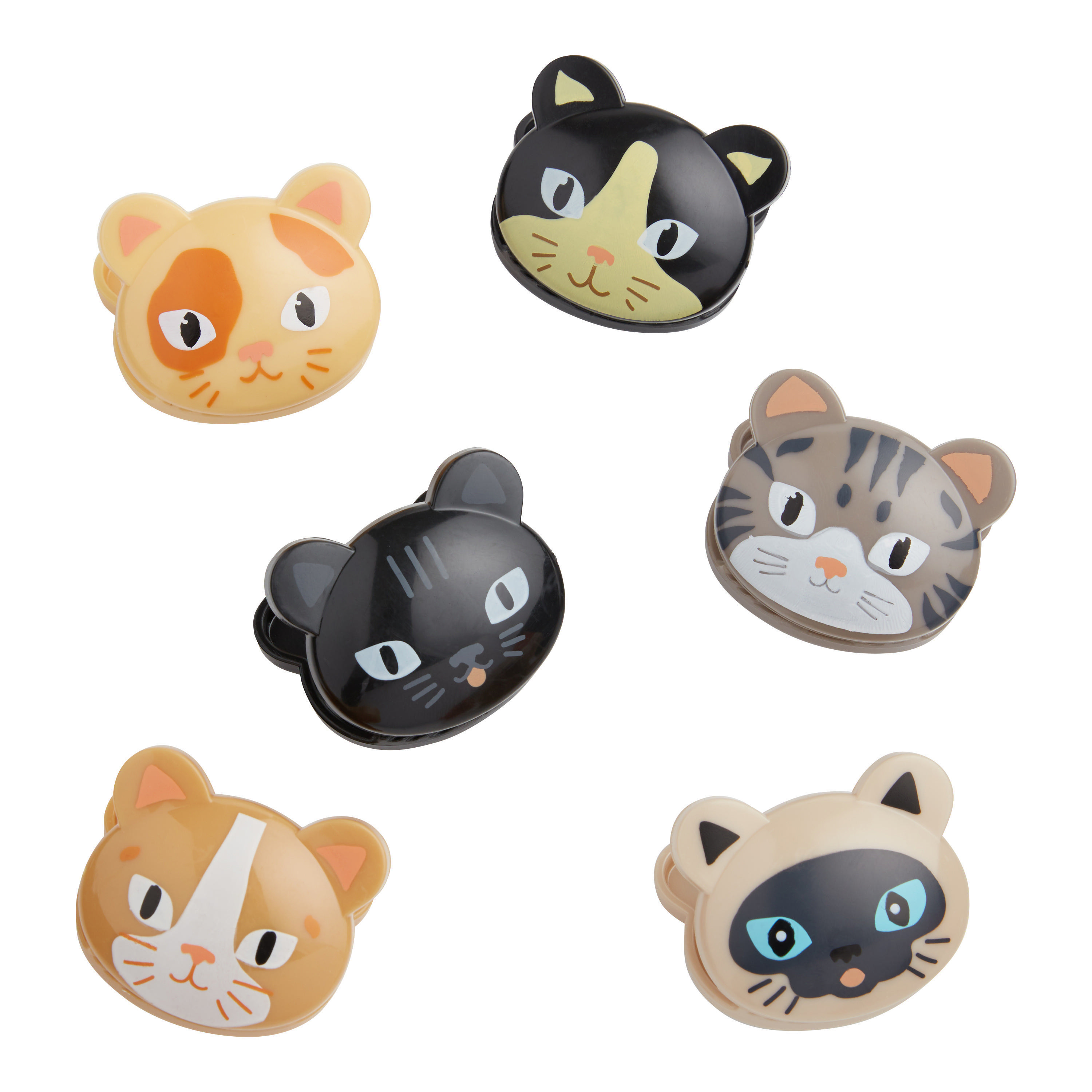 Kikkerland Cat Bag Clips 6 Pack | World Market