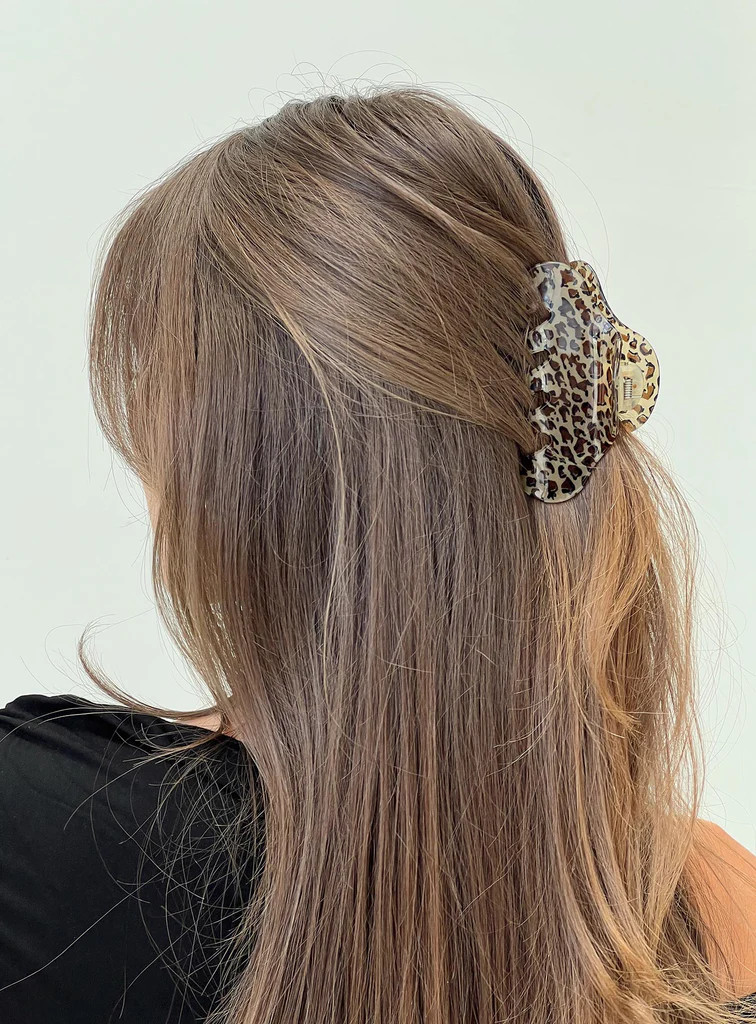 Jaysoen Claw Clip Leopard | Princess Polly US