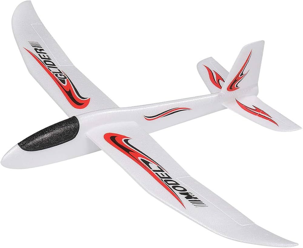 TOYANDONA 1PC Foam Glider Airplane, 39 inch Large Throwing Glider Planes Lightweight Outdoor Flyi... | Amazon (US)