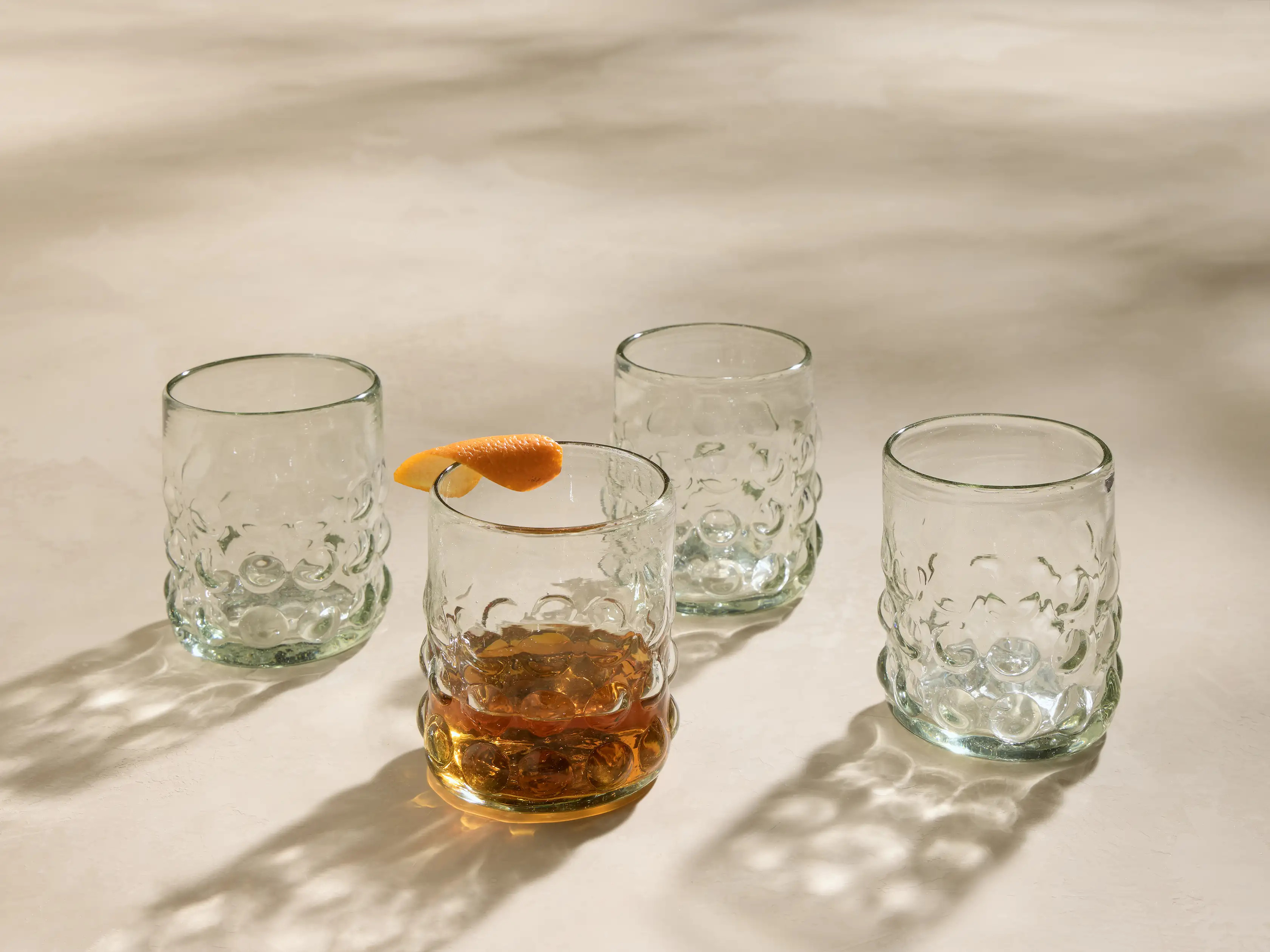 Aera Double Old Fashioned Glasses (Set of 4) | Arhaus