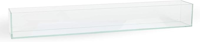 Clear Floral Glass Rectangular Planter 4" H x 4" W x 36" L - Rectangle Vase Vision Glass Pot | Amazon (US)