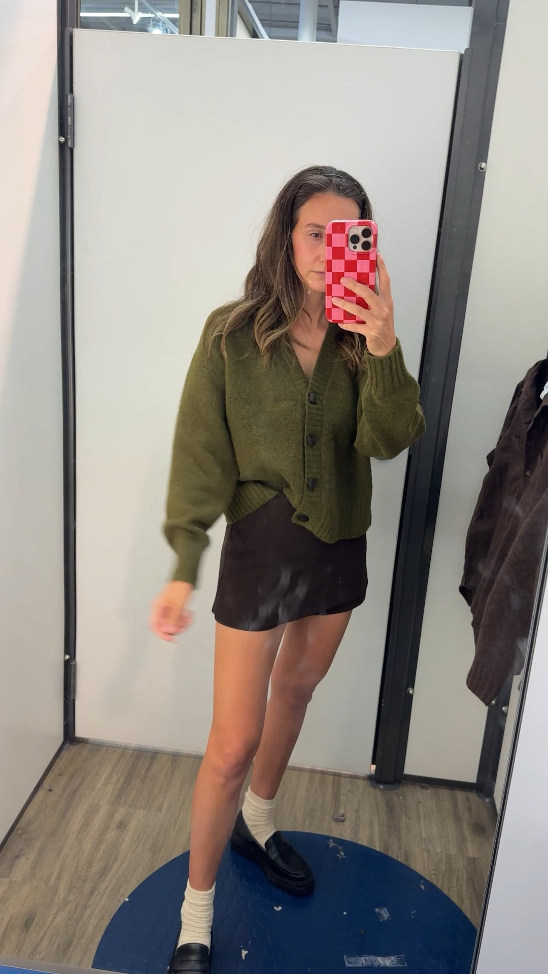 Soft, warm, and the perfect neutral layer. This Olive green Old Navy cardigan would be the perfect holiday addition to an outfit or wear it alone like I have it. 
Wearing a small for reference ✨🤎

#LTKFindsUnder50 #LTKootd #LTKHoliday