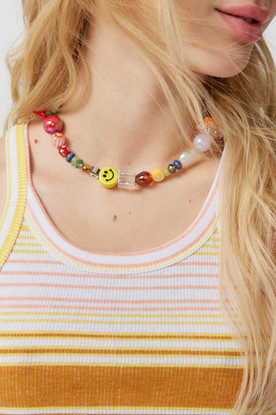 Charmed Beaded Necklace | Urban Outfitters (US and RoW)