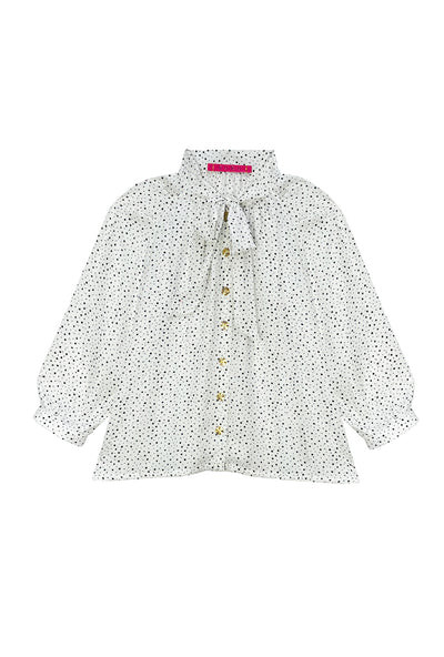 BURU x VAL Bow Blouse - Spots | Shop BURU