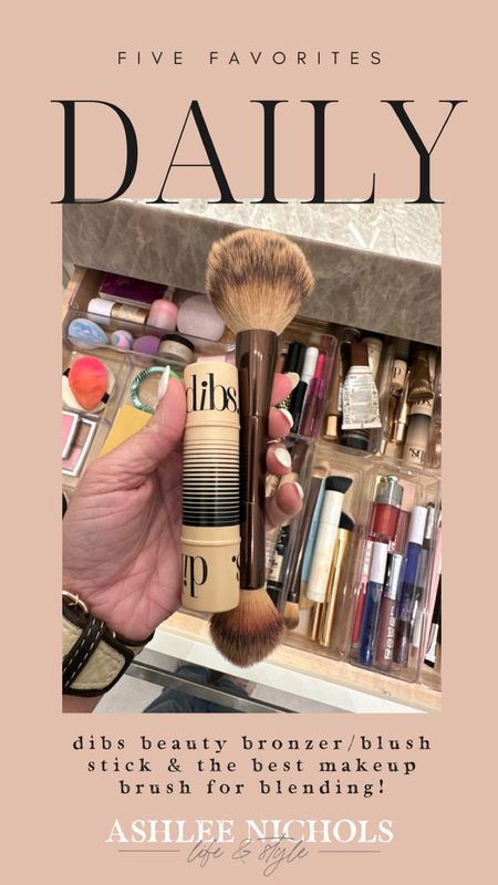 Daily five favorites
Dibs beauty bronzer/blush code: ASHLEE
my favorite makeup brush for blending 
Hourglass veil powder brush

#LTKbeauty