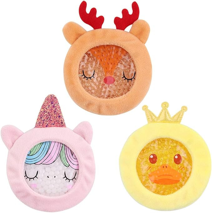 Hilph® Ice Pack for Kids Boo Boos, 3 Pack Kids Hot Cold Ice Pack Baby Ice Pack with Soft Sleeve ... | Amazon (US)