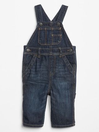 Baby Denim Overalls With Washwell™ | Gap Factory