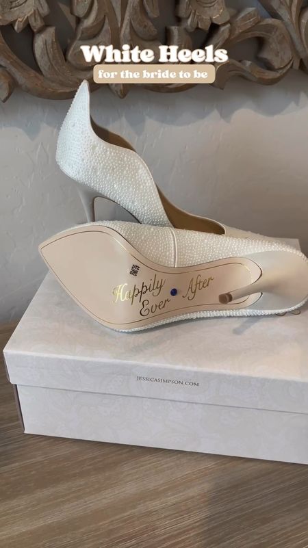 Another white heel option for the Bride to be! 🤍💍



#LTKWedding #LTKShoeCrush #LTKFindsUnder100