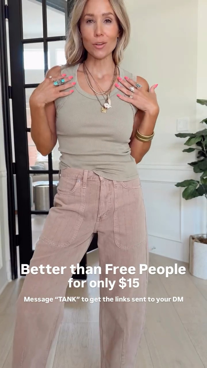 This Target outfit is a WINNER 🏆🤍✨🙌 Free People looks for less are my jam! Also, these jeans are a huge bestseller rn! I’m wearing my tts in both (small / 4). 5’5” // 120ish lbs

💙 SCROLL TO SHOP 💙