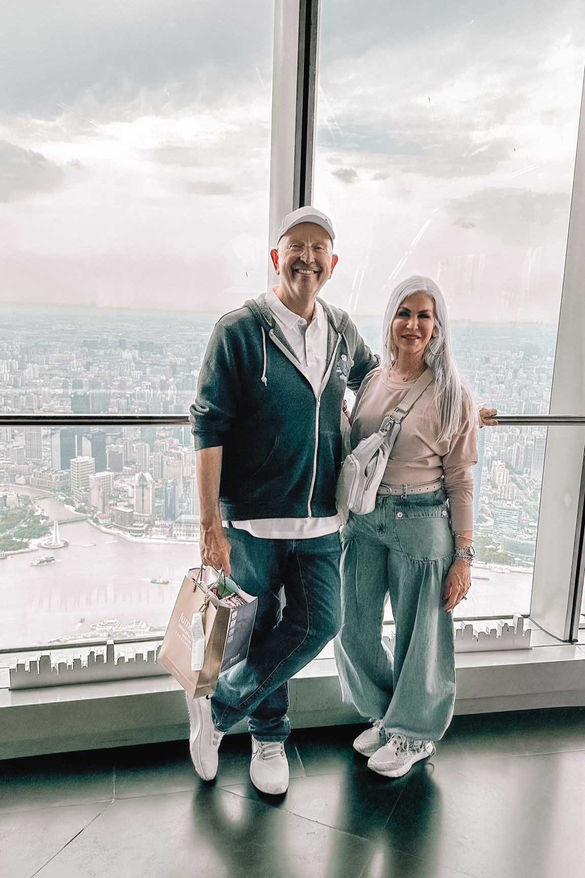 Our last day in Shanghai, China was absolutely the most fun. We had the opportunity to go into the city. 

We went to the top of the Shanghai Tower which is the 3rd tallest building in the world. The elevator ride took less than a minute. 

#LTKstyletip #LTKtravel #LTKshoecrush