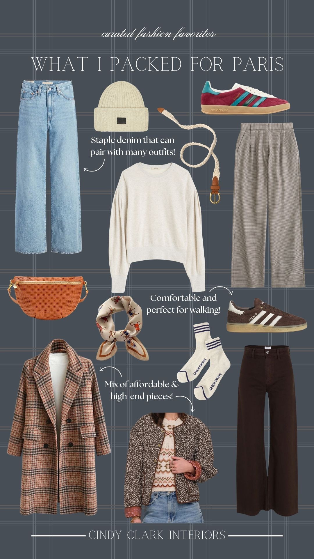 What I packed for my trip to Paris! A mix of jackets, staple accessories, comfortable walking shoes, and layers for the transitioning weather! 

#LTKStyleTip